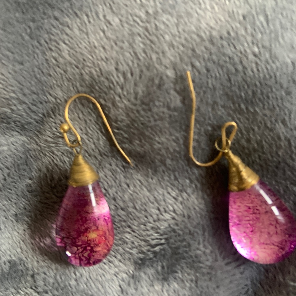 Unique drop earrings